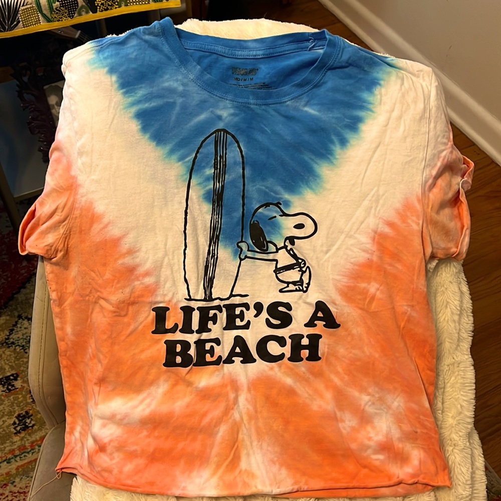 Cropped Snoopy Tee, sz M